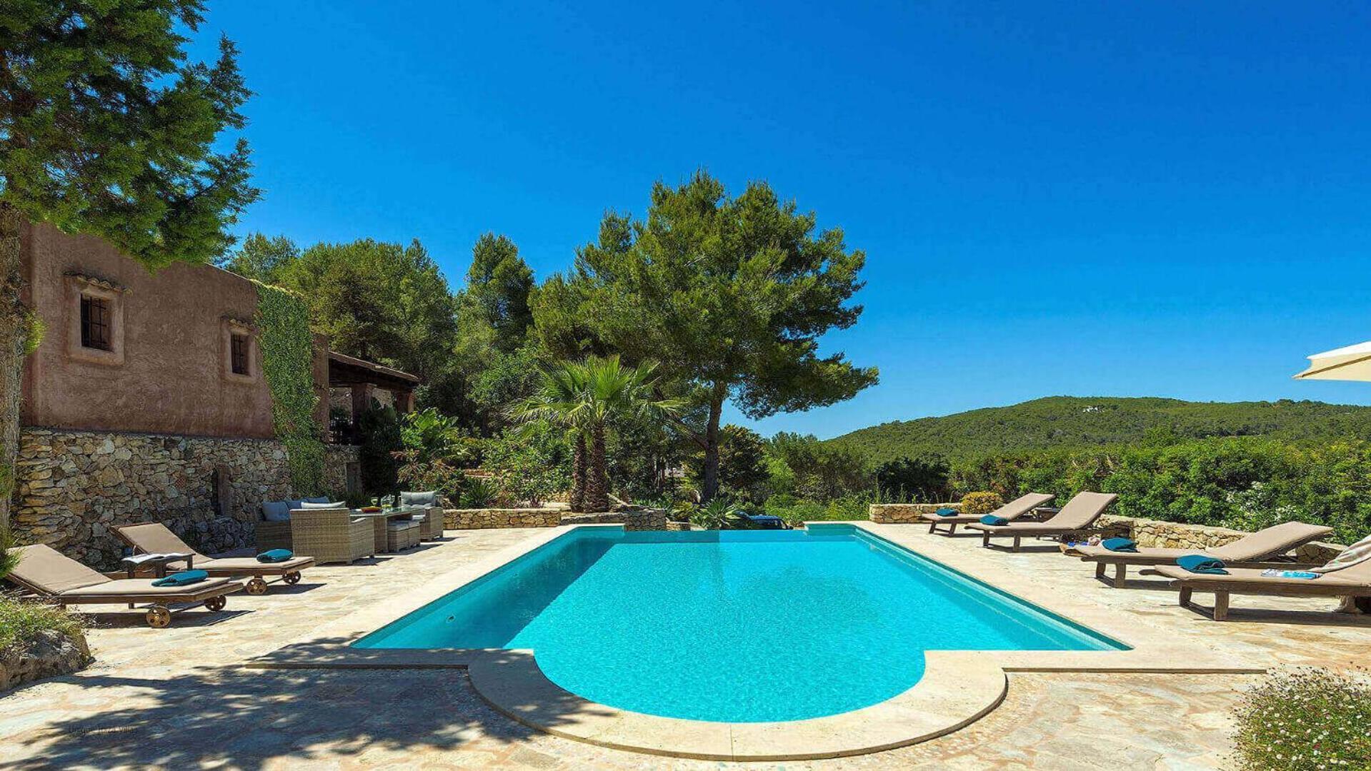 New! Villa Finca Niko Santa Eularia des Riu Eksteriør billede